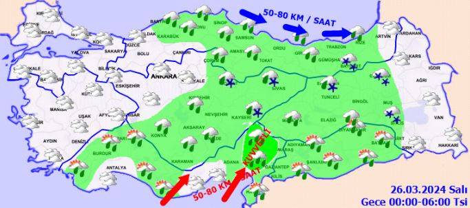 Meteoroloji 10 il için gün ve saat verip uyardı! Kar ve sağanak vuracak 6